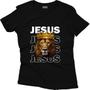 Imagem de Camiseta Algodão Feminina cristã evangélica Jesus Leao