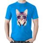 Imagem de Camiseta Algodão Gato Headphone - Foca na Moda