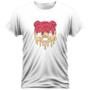 Imagem de Camiseta Algodão Gola Redonda Feminino Masculino Manga Curta Estampada Donut Urso