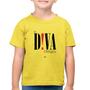 Imagem de Camiseta Algodão Infantil A Diva Chegou - Foca na Moda