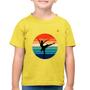 Imagem de Camiseta Algodão Infantil Ballet Vintage Sunset - Foca na Moda