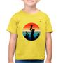 Imagem de Camiseta Algodão Infantil Basquete Vintage Sunset - Foca na Moda