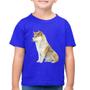 Imagem de Camiseta Algodão Infantil Cachorro Shiba Inu - Foca na Moda