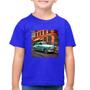 Imagem de Camiseta Algodão Infantil Carro retrô na cidade - Foca na Moda