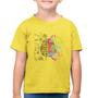 Imagem de Camiseta Algodão Infantil Cérebro Analítico e Criativo - Foca na Moda