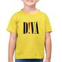 Imagem de Camiseta Algodão Infantil Diva - Foca na Moda