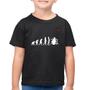 Imagem de Camiseta Algodão Infantil Evolução da Baterista - Foca na Moda