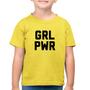 Imagem de Camiseta Algodão Infantil Grl Pwr - Girl Power - Foca na Moda