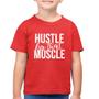 Imagem de Camiseta Algodão Infantil Hustle For That Muscle - Foca na Moda