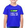 Imagem de Camiseta Algodão Infantil I Don't Age, I Level Up - Foca na Moda