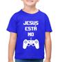 Imagem de Camiseta Algodão Infantil Jesus está no controle - Foca na Moda