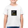 Imagem de Camiseta Algodão Infantil Less is More - Foca na Moda