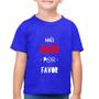 Imagem de Camiseta Algodão Infantil Mais Amor Por Favor - Foca na Moda