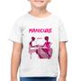 Imagem de Camiseta Algodão Infantil Manicure - Foca na Moda