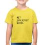 Imagem de Camiseta Algodão Infantil Me sarcasic never - Foca na Moda