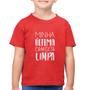 Imagem de Camiseta Algodão Infantil Minha última camiseta limpa - Foca na Moda