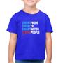 Imagem de Camiseta Algodão Infantil Smart Things, Stupid People - Foca na Moda