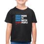 Imagem de Camiseta Algodão Infantil Smart Things, Stupid People - Foca na Moda