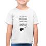 Imagem de Camiseta Algodão Infantil Sou músico criado para adorar - Foca na Moda