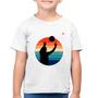 Imagem de Camiseta Algodão Infantil Vôlei Vintage Sunset - Foca na Moda