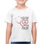 Imagem de Camiseta Algodão Infantil You're My Person Coração - Foca na Moda