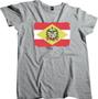 Imagem de Camiseta Algodão Masculina Bandeira Estado do Santa Catarina Aquarela