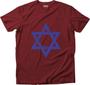 Imagem de Camiseta Algodão Masculina Israel Estrela de Davi