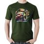 Imagem de Camiseta Algodão Navio e Flores - Foca na Moda