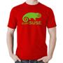 Imagem de Camiseta Algodão openSUSE Linux Logo - Foca na Moda