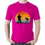 Imagem de Camiseta Algodão Pescaria Vintage Sunset - Foca na Moda