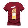 Imagem de Camiseta Algodão Plus Size Tamanho Grande Urso Hello 