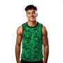 Imagem de Camiseta Algodão Regata Verão Estilo Moda Praia Dinheiro Cartoon Verde Money 652