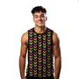 Imagem de Camiseta Algodão Regata Verão Estilo Moda Praia Setas Halloween Desenhos Cartoon 516
