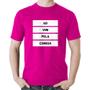 Imagem de Camiseta Algodão Só vim pela comida - Foca na Moda