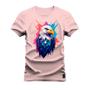 Imagem de Camiseta Algodão T-Shirt Premium Estampada Aguia Aquarela