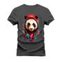 Imagem de Camiseta Algodão T-Shirt Premium Estampada La Panda Moleta