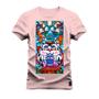 Imagem de Camiseta Algodão T-Shirt Premium Estampada Mandala Animal