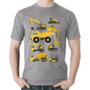 Imagem de Camiseta Algodão Veículos de construção - Foca na Moda