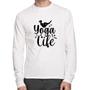 Imagem de Camiseta Algodão Yoga Life Manga Longa - Foca na Moda