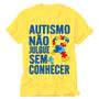 Imagem de Camiseta Amarela Autismo eu amo alguém que tem autismo