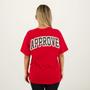 Imagem de Camiseta Approve Feminina College Vermelha