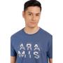 Imagem de Camiseta Aramis Modern Logo In24 Azul Indigo Masculino