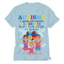 Imagem de Camiseta Autismo na cor azul eu amo alguém que tem autismo