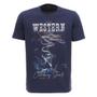 Imagem de Camiseta Azul Masculina Tass Estampada 28160