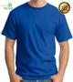 Imagem de Camiseta Azul Royal Camisa Masculina Básica 100% Algodão 30.1 Premium