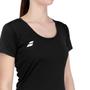 Imagem de Camiseta Babolat Play Cap Sleeve Top Preta e Branca