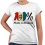 Imagem de Camiseta Baby Look 100% Made In Alagoas