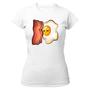 Imagem de Camiseta Baby Look  Bacon e ovo