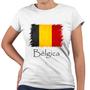 Imagem de Camiseta Baby Look Bélgica Bandeira País