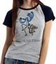 Imagem de Camiseta Baby Look Blusa Feminina Apenas show Mordecai Rigby dança